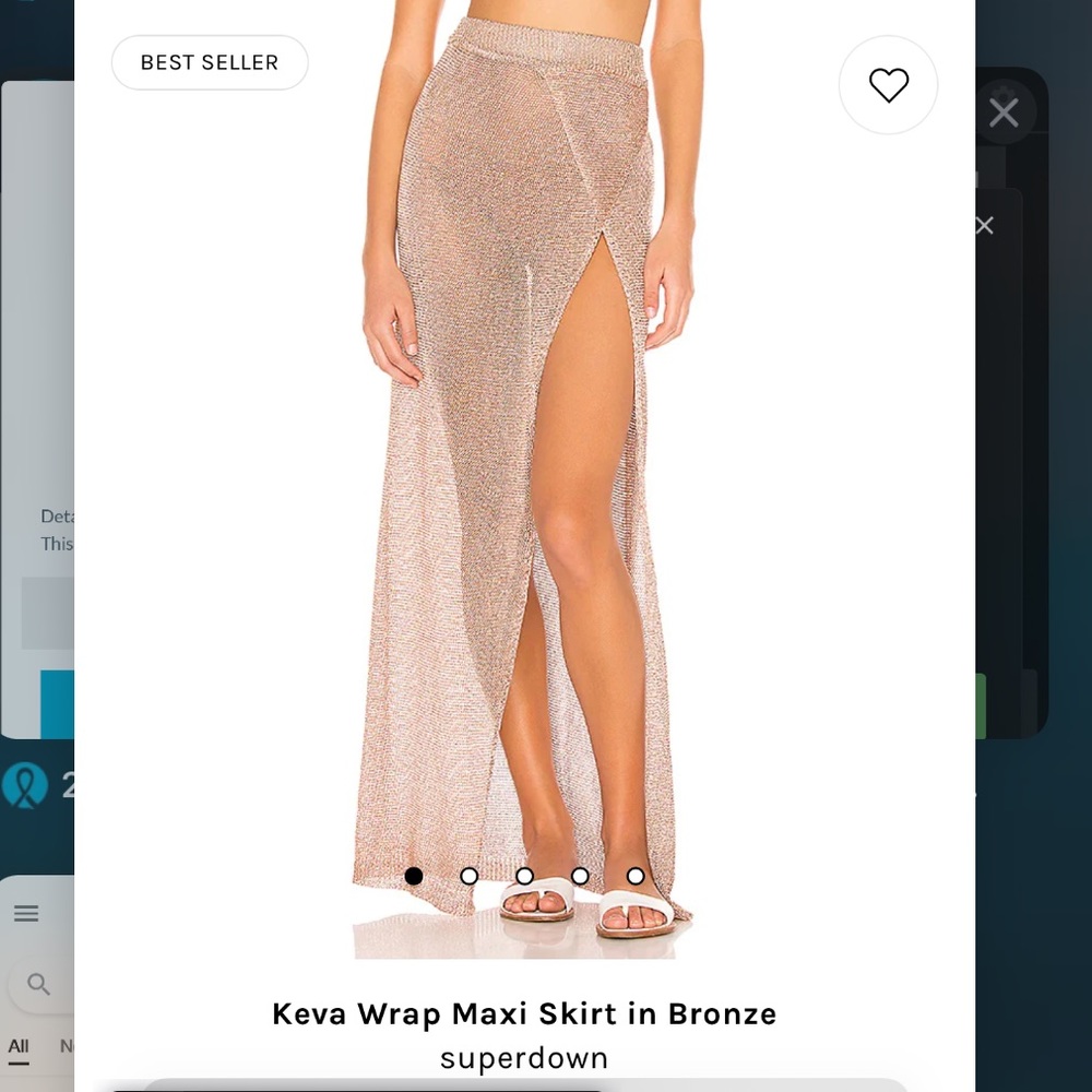Revolve x Superdown cover up skirt with slit